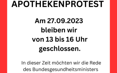 Apothekenprotest | 27.09.2023
