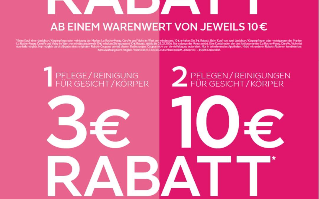 RABATT PFLEGE / REINIGUNG /